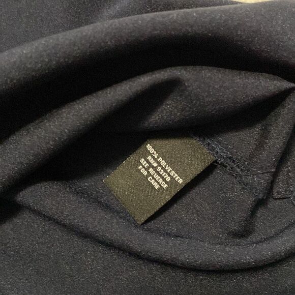 Premise Studio Dark Navy Sleeveless Semi Sheer Top S - Picture 9 of 10